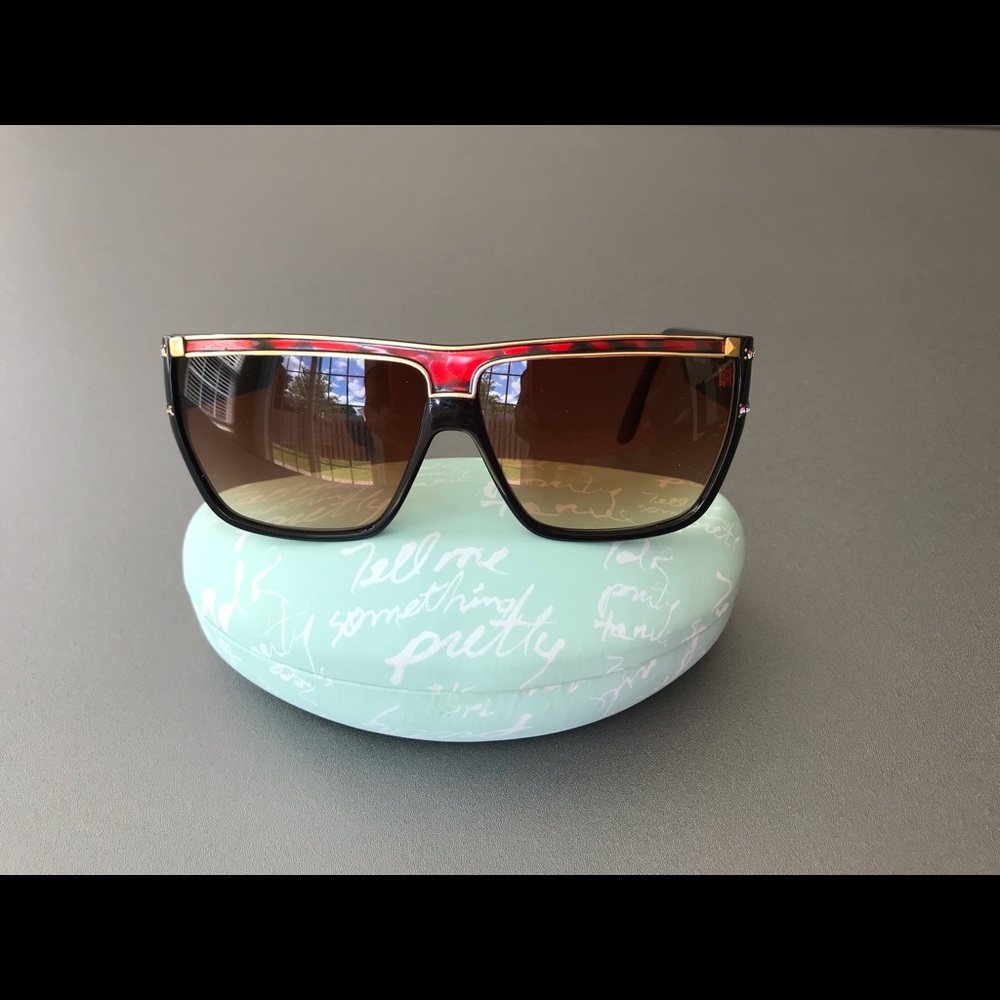 Authentic Leonard Made in France 80s Shield vintage Sunglasses Oversized EUC